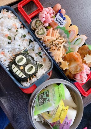 ハロウィン キャラ弁 黒ねこ-レシピのメイン写真