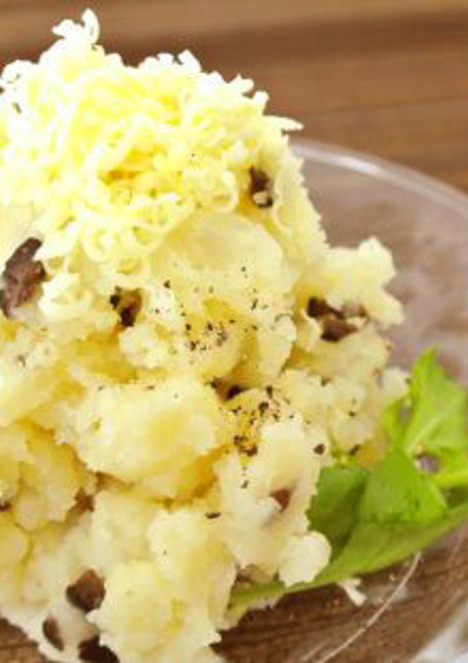 マヨ不使用！豆腐で作る大人のポテサラ-レシピのメイン写真