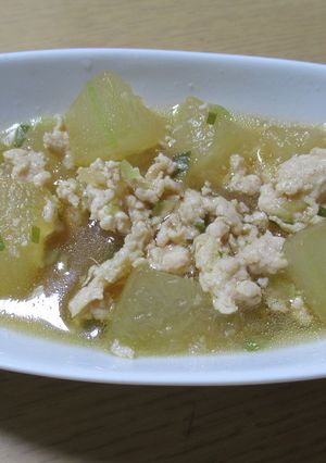 定番！冬瓜の鶏そぼろ煮-レシピのメイン写真