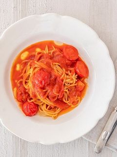 トマトソースのパスタ-レシピのメイン写真