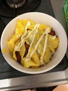 簡単!唐揚げ卵丼-レシピのメイン写真