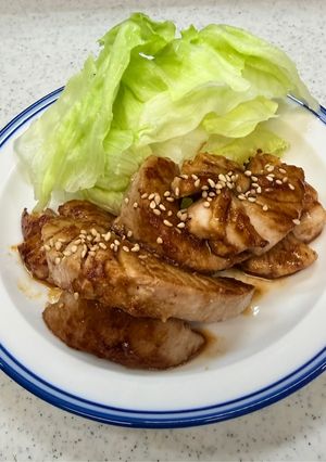 マグロのハラモで焼肉風-レシピのメイン写真