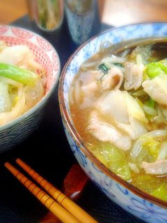 *もやしとレタスと豚肉の中華あんかけ*-レシピのメイン写真