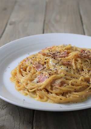 電子レンジでカルボナーラ-レシピのメイン写真