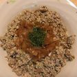 豆腐の黒ゴマ炒め
