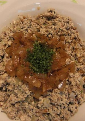 豆腐の黒ゴマ炒め-レシピのメイン写真