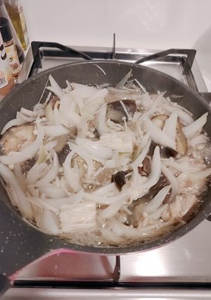 茄子とえのきと玉ねぎのヘルシー炒め-レシピのメイン写真