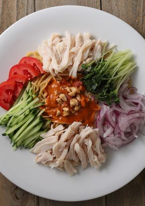 パプリカのごまだれサラダ麺-レシピのメイン写真