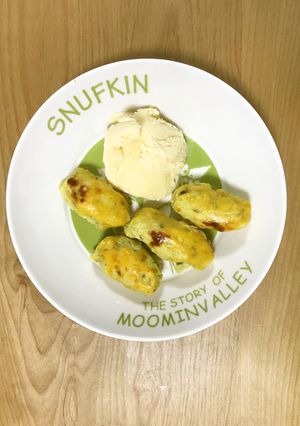 スイートポテトバニラアイス添え-レシピのメイン写真