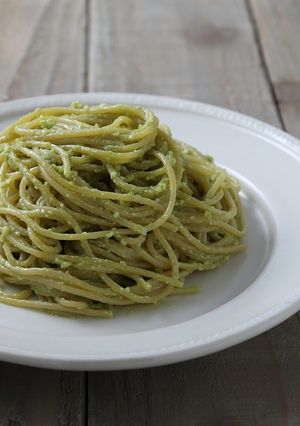 えんどう豆のジェノベーゼ風-レシピのメイン写真