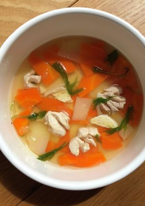 鶏出汁　スープ-レシピのメイン写真
