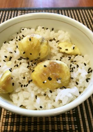 秋の定番！ホクホク栗ご飯！！-レシピのメイン写真