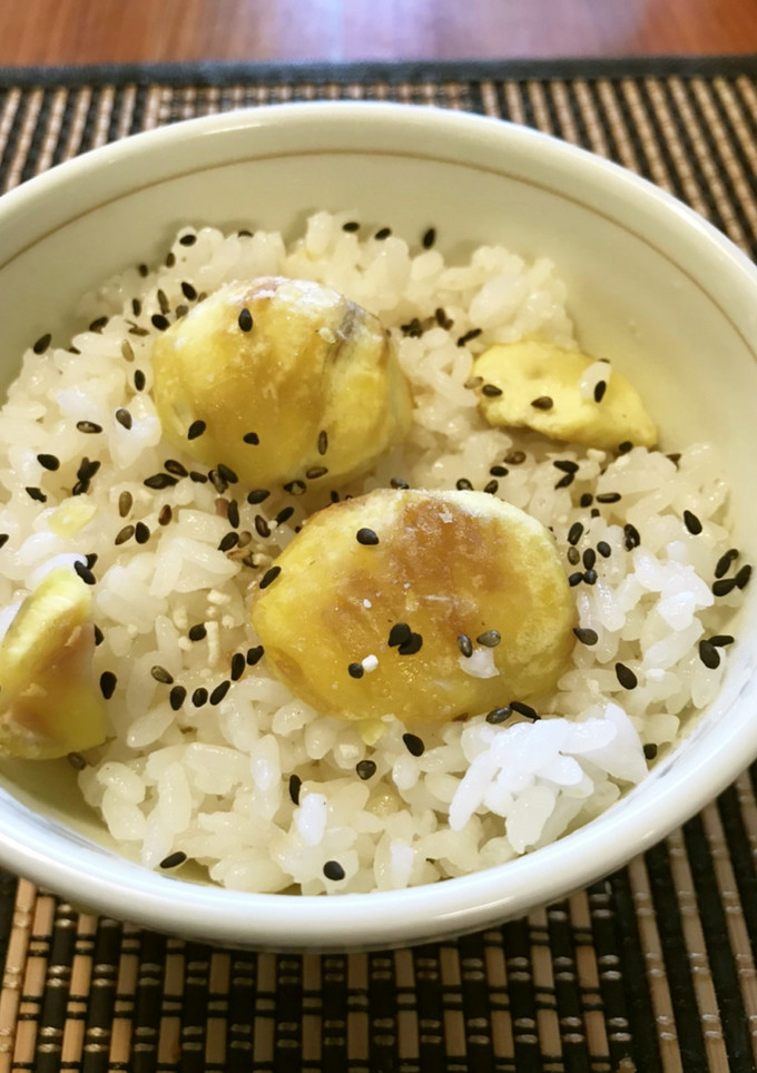 秋の定番！ホクホク栗ご飯！！-レシピのメイン写真