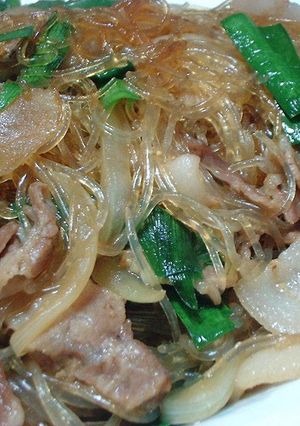 チャプチェ風春雨の炒め物-レシピのメイン写真