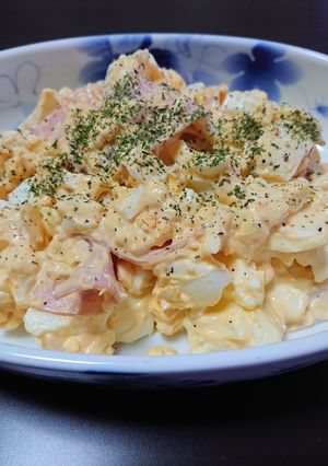 うちの、ハム入り卵サラダ-レシピのメイン写真