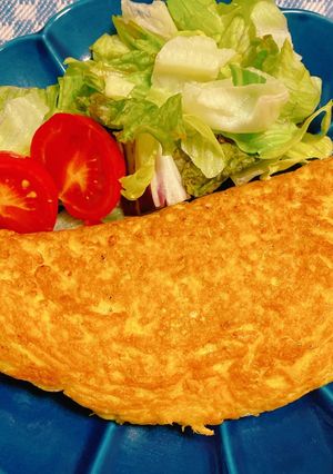 簡単！しらすチーズオムレツ-レシピのメイン写真