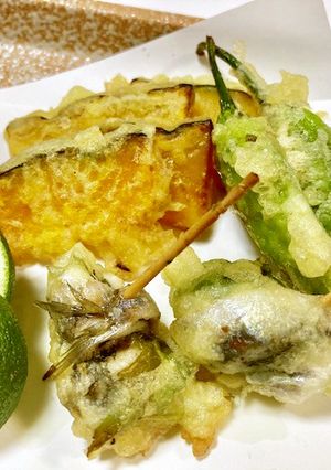 夏に美味☆青しそと生姜の魚あっさり天ぷら-レシピのメイン写真