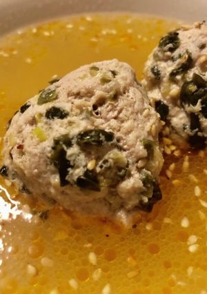 ヘルシー☆わかめの肉だんごスープ-レシピのメイン写真