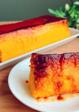 ミキサーで簡単！濃厚かぼちゃプリン-レシピのメイン写真