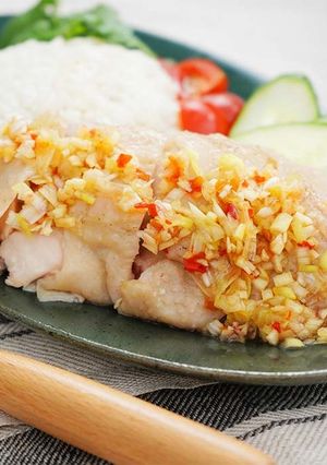 在宅飯にもオススメ！カオマンガイ-レシピのメイン写真