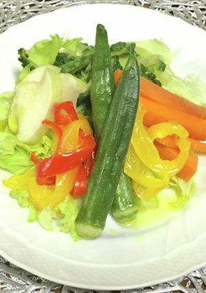 残り野菜の塩糀漬けサラダ♪-レシピのメイン写真