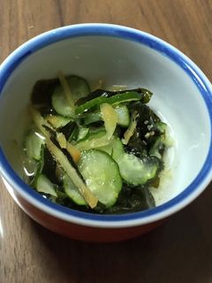 簡単きゅうりとワカメの酢の物-レシピのメイン写真