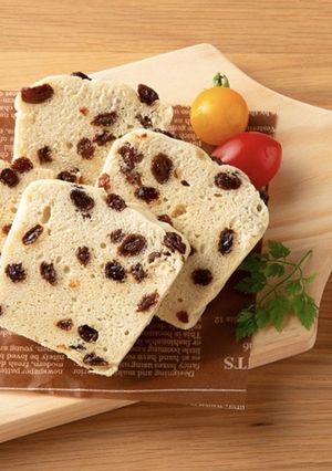 レンジで簡単☆レーズンパン（卵乳小麦無）-レシピのメイン写真