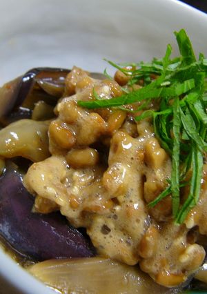 つるん☆とろん　冷ナスの納豆ソース-レシピのメイン写真
