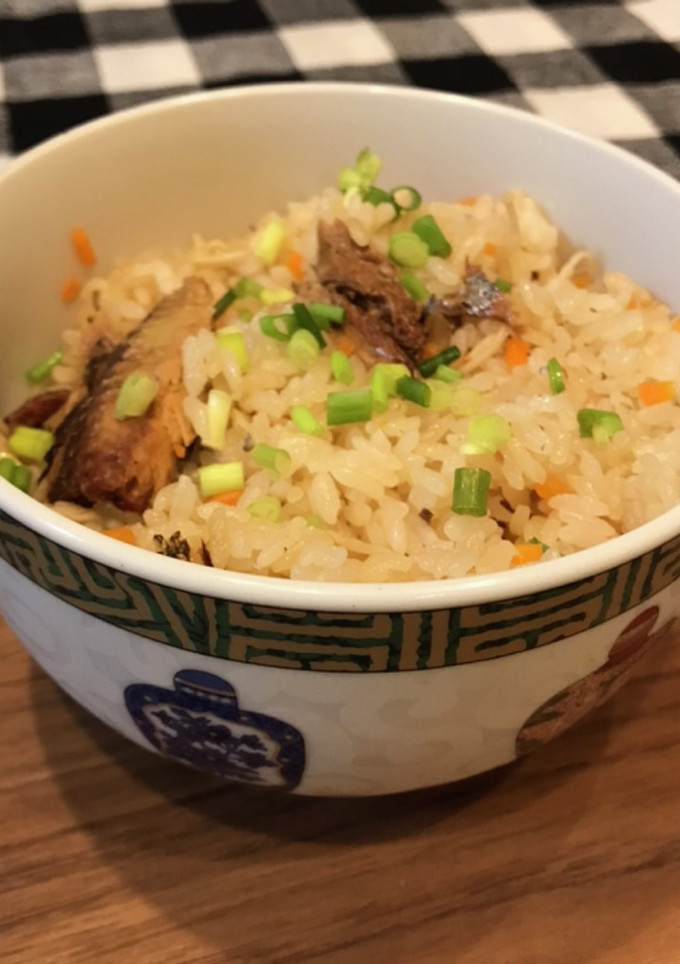 さんまの缶詰で簡単炊き込みご飯-レシピのメイン写真