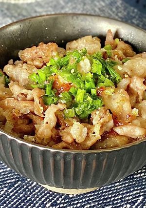 ねぎ塩ダレ豚こま丼-レシピのメイン写真