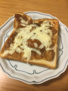朝のカレートースト-レシピのメイン写真
