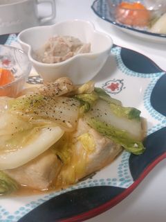 鶏ももとはくさいのあんかけ-レシピのメイン写真