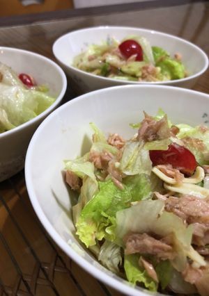 レタス大量消費☆ツナおかかチーズ-レシピのメイン写真