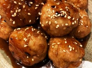 鶏つくね♪鶏ももひき肉でふわふわ〜-レシピのメイン写真