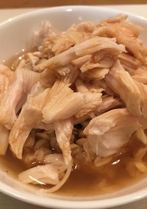 レンジで簡単！サラダチキン＆オートミール-レシピのメイン写真