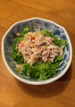あらよっとカニカマサラダ-レシピのメイン写真