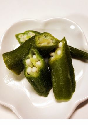 レンジ 簡単オクラ-レシピのメイン写真