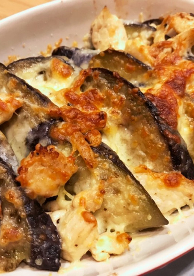 ささみとナスのチーズ焼き-レシピのメイン写真
