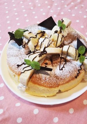 ~お家カフェ~チョコバナナオムレット風-レシピのメイン写真