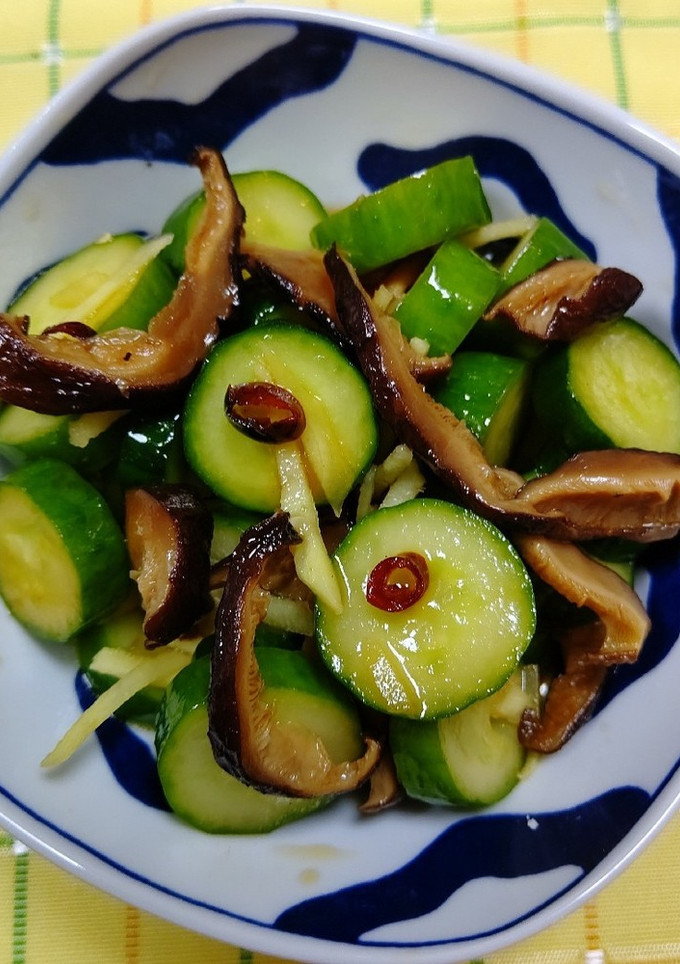 胡瓜と干し椎茸の中華炒め漬け-レシピのメイン写真