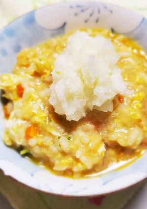 二日酔い撃退!卵みそ粥-レシピのメイン写真