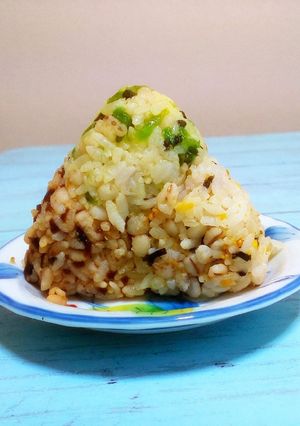 三色もち麦おむすび-レシピのメイン写真