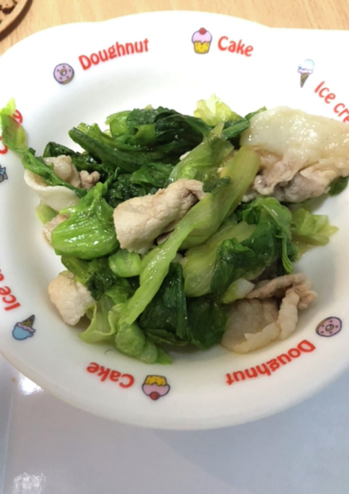 豚肉とレタスの簡単炒め-レシピのメイン写真