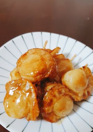 お弁当に❢串刺しベビーホタテの照り焼き-レシピのメイン写真