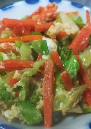 簡単!　すき焼きのタレで野菜炒め-レシピのメイン写真