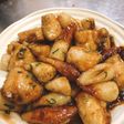 ささみとちくわの甘辛炒め