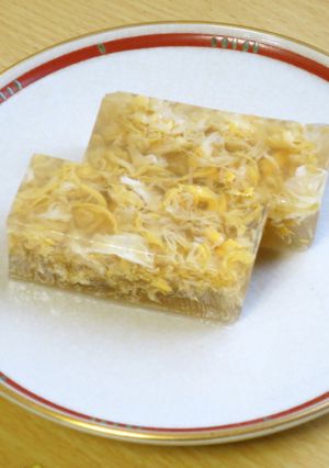 金沢の味えびす（砂糖醤油味のかき玉寒天）-レシピのメイン写真