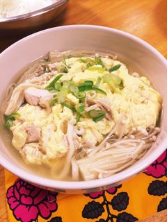 簡単♪柚子胡椒の卵とじうどん-レシピのメイン写真