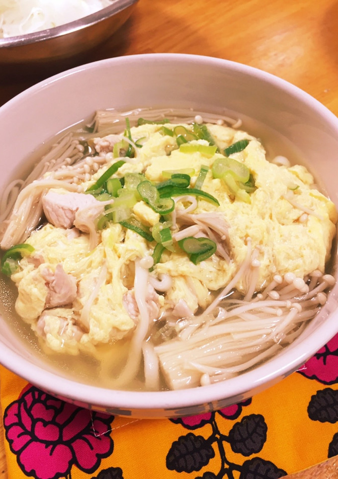 簡単♪柚子胡椒の卵とじうどん-レシピのメイン写真