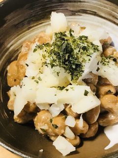 毎日の納豆●塩茹でポテト添え-レシピのメイン写真